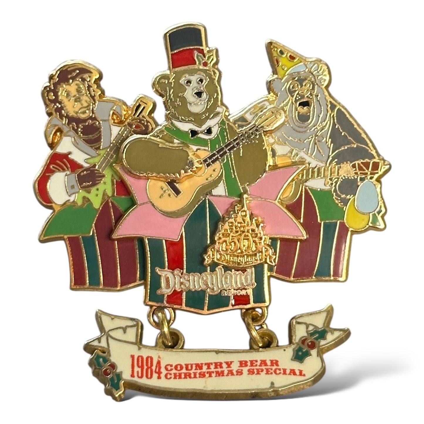 DLR Magical Milestones 1984 Country Bear Christmas Special Pin