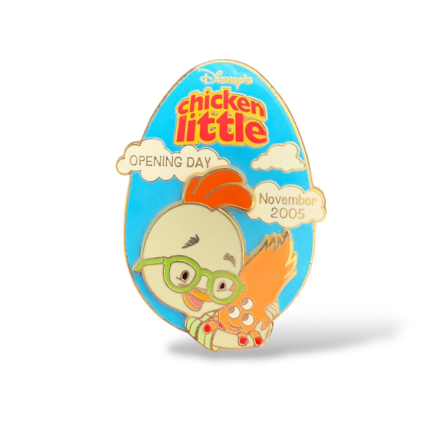 DEC Chicken Little Opening Day Chicken Little & Kirby Pin