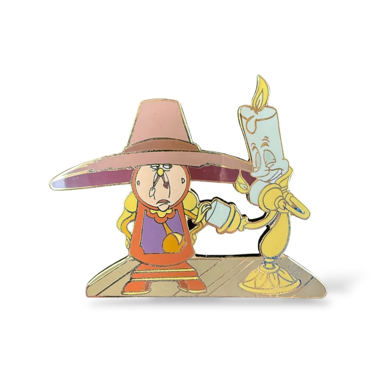 Disney Auctions Lumiere and Cogsworth Pin