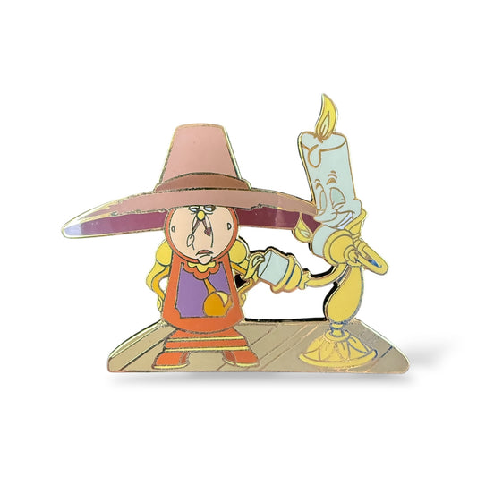 Disney Auctions Lumiere and Cogsworth Pin