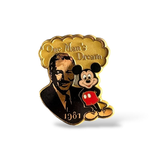 Disney Store 100 Years of Dreams Walt Disney One Man's Dream Pin