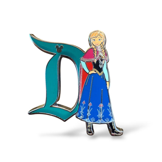 Cast Lanyard Disneyland D Characters Anna Hidden Mickey Pin