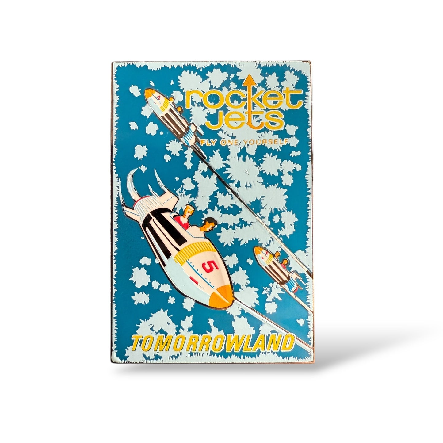 DLR Framed Attraction Poster Rocket Jets Pin