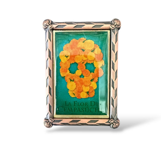 Disney Parks Loteria Mystery La Flor De Cempasuchi Marigold Skull Pin
