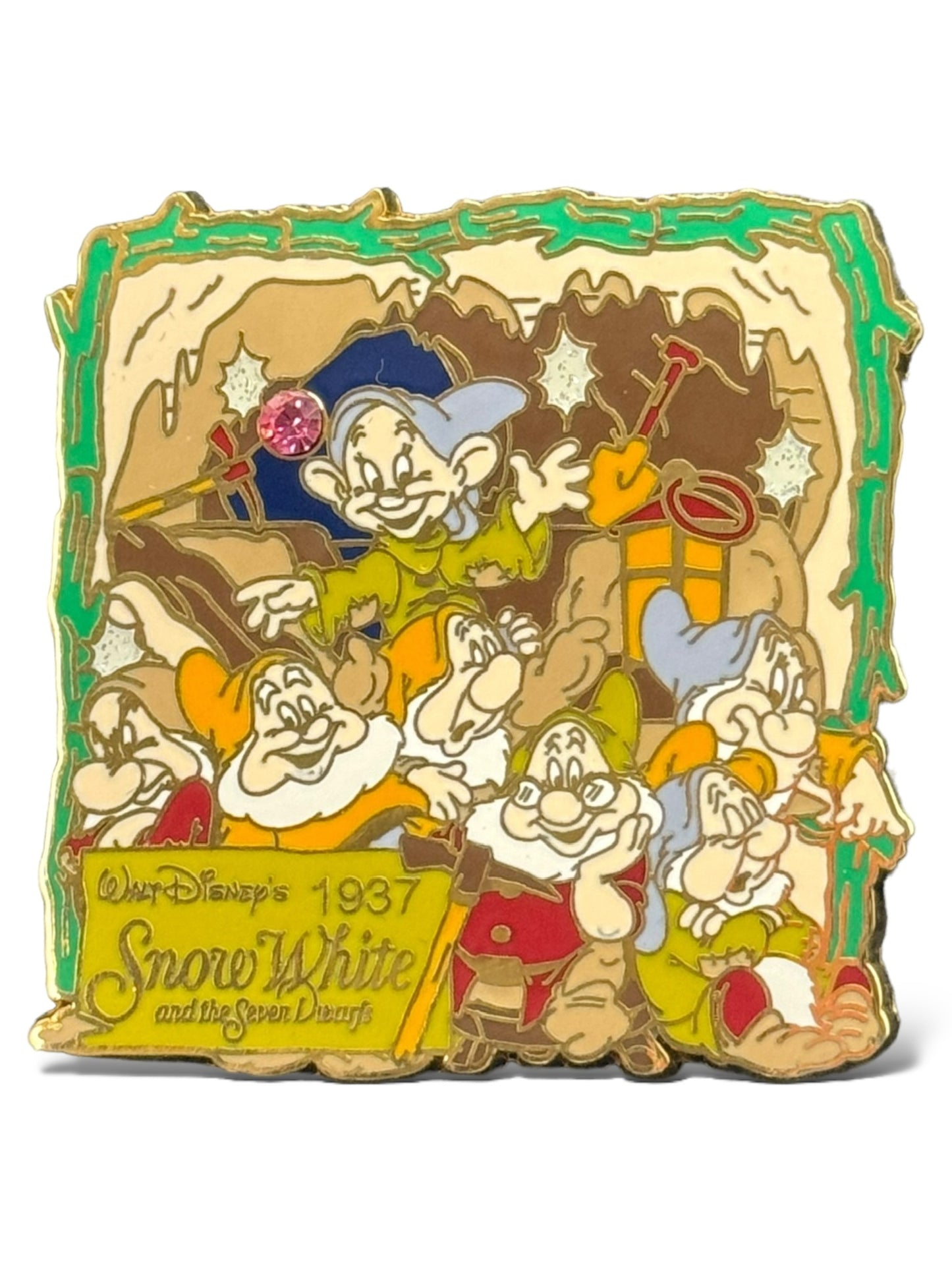 JDS History of Art Snow White and The Seven Dwarfs in Mine Pin