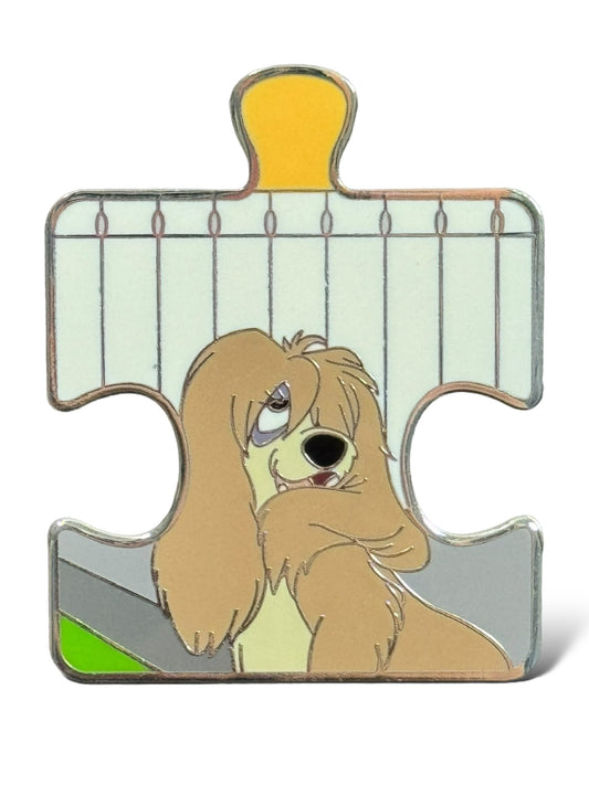 Disney Parks Lady and The Tramp Character Connection Mystery Peg Pin
