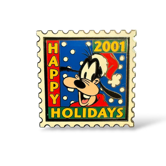 Disney Auctions Happy Holiday 2001 Goofy Pin