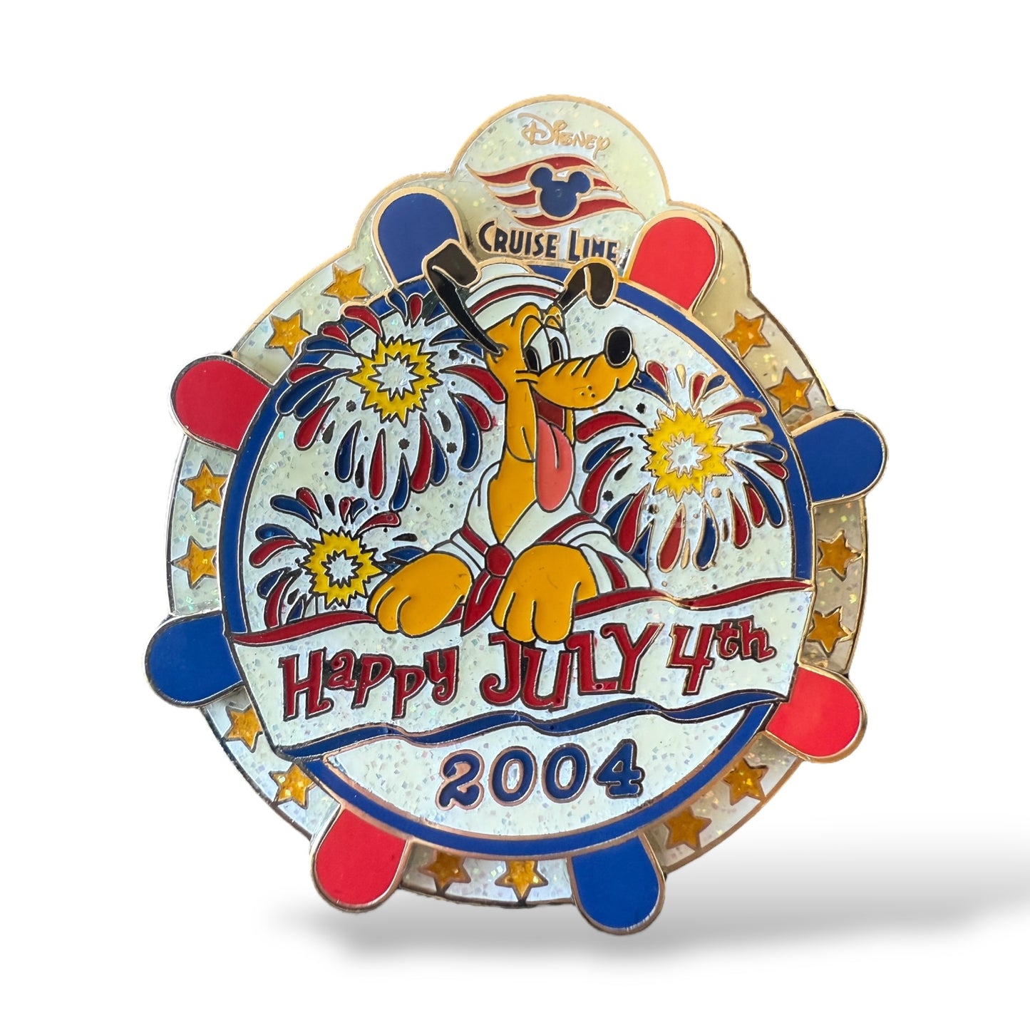 DCL Happy July 4th 2004 Pluto Pin