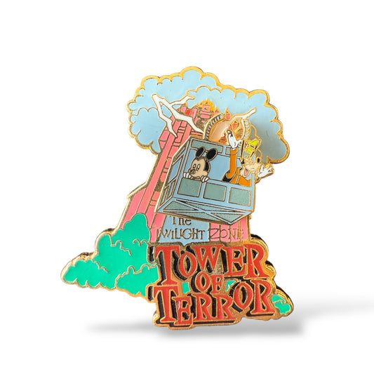 WDW Mickey & Goofy Tower of Terror Pin