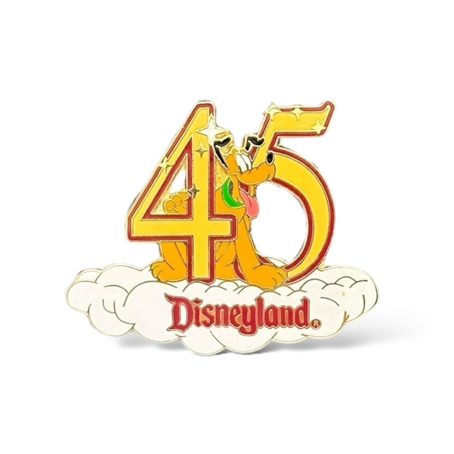 DLR Disneyland 45th Anniversary There's Magic in the Stars Pluto Pin