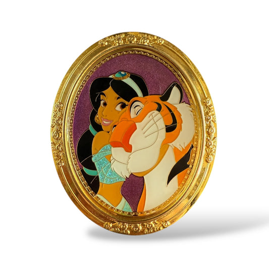 WDI Princess Gold Frame Jasmine Pin