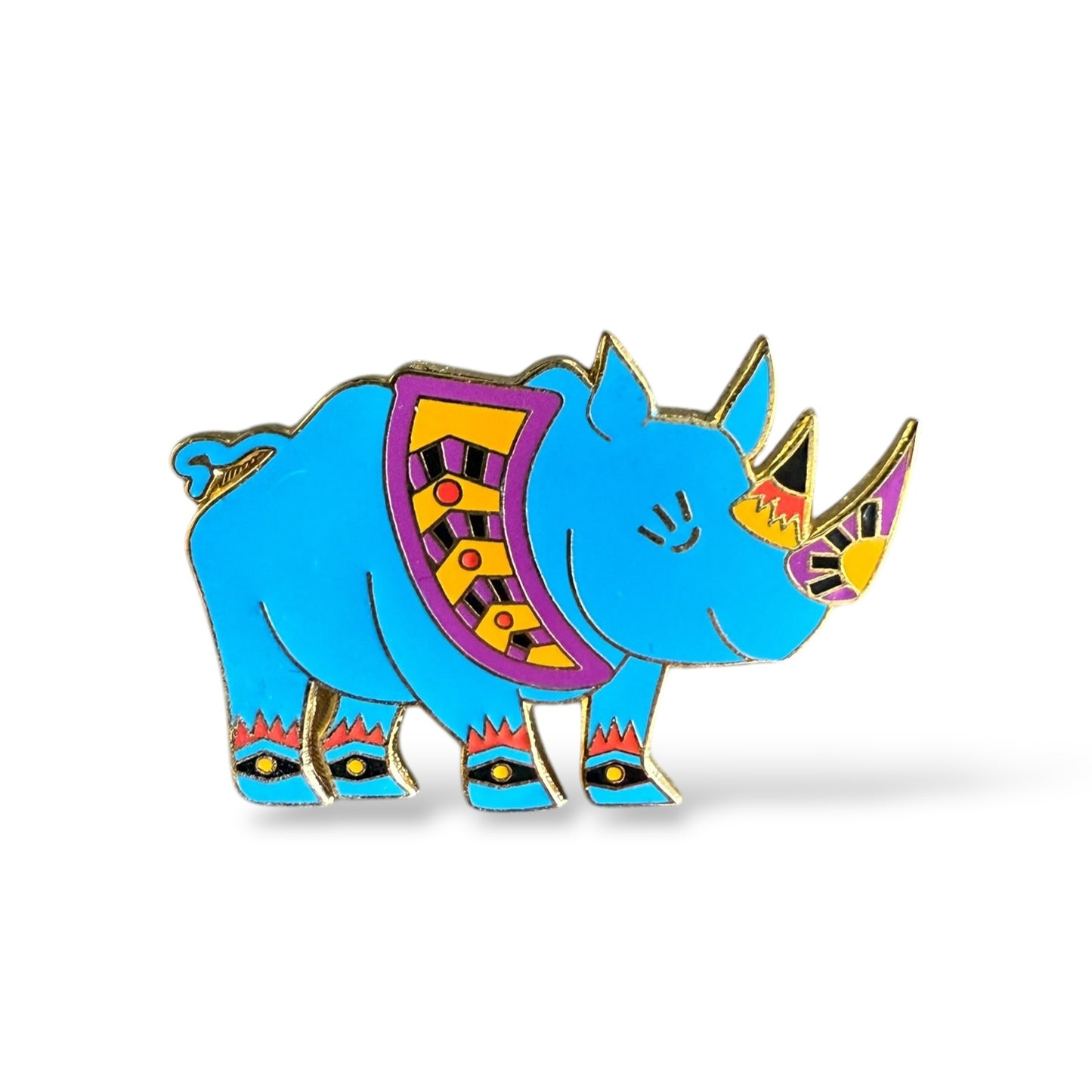 WDW Animal Kingdom The Adventure Begins Pin Safari 2001 Whimsical Rhino Pin