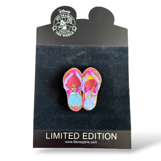 Disney Shopping Character Sandals Cinderella and Fairy Godmother Pin