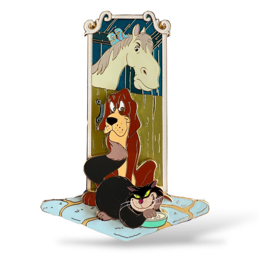 WDI Cinderella 75th Anniversary Jumbo Lucifer, Bruno, and Major Pin