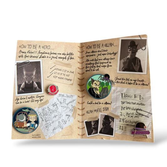 WDW Heroes vs. Villains Meet The Robinsons Pin Set