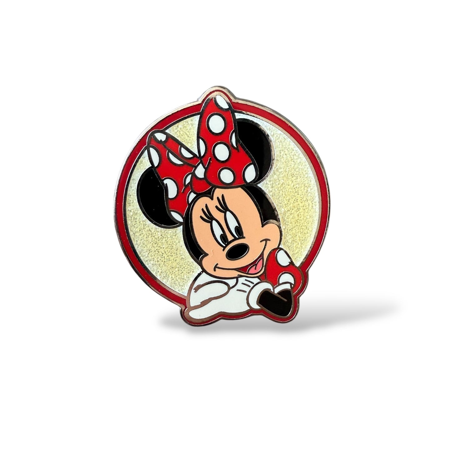 Disney Parks Minnie Mouse Booster Collection Headshot Pin