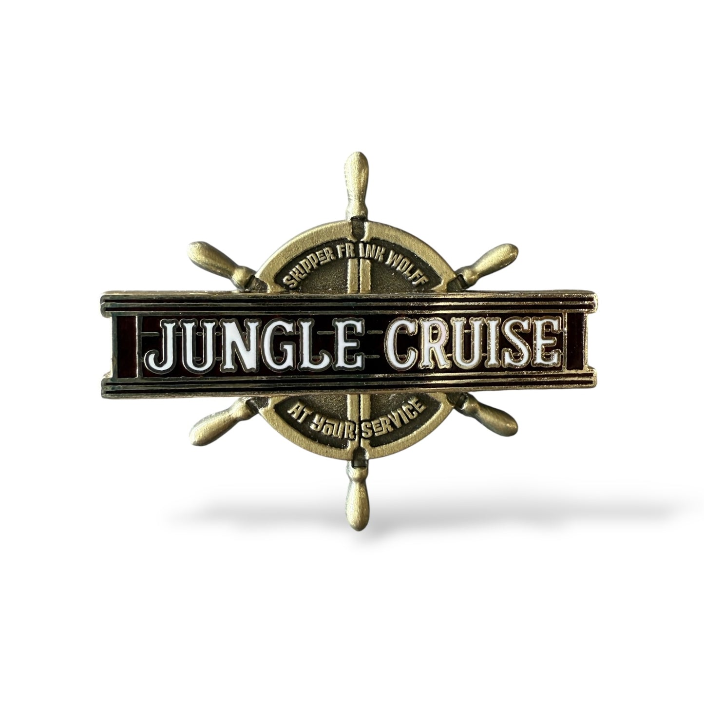 Disney Parks Jungle Cruise Live Action Ship Wheel Pin