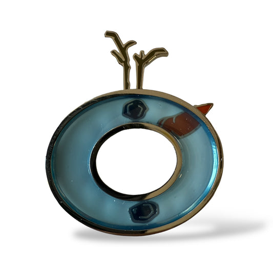 SDR Character Hinged Alphabet O For Olaf Pin