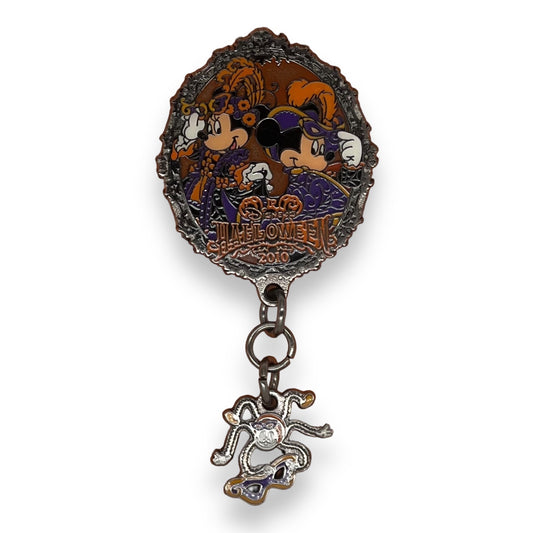 TDR Halloween 2010 Mickey & Minnie Mouse Dangle Pin