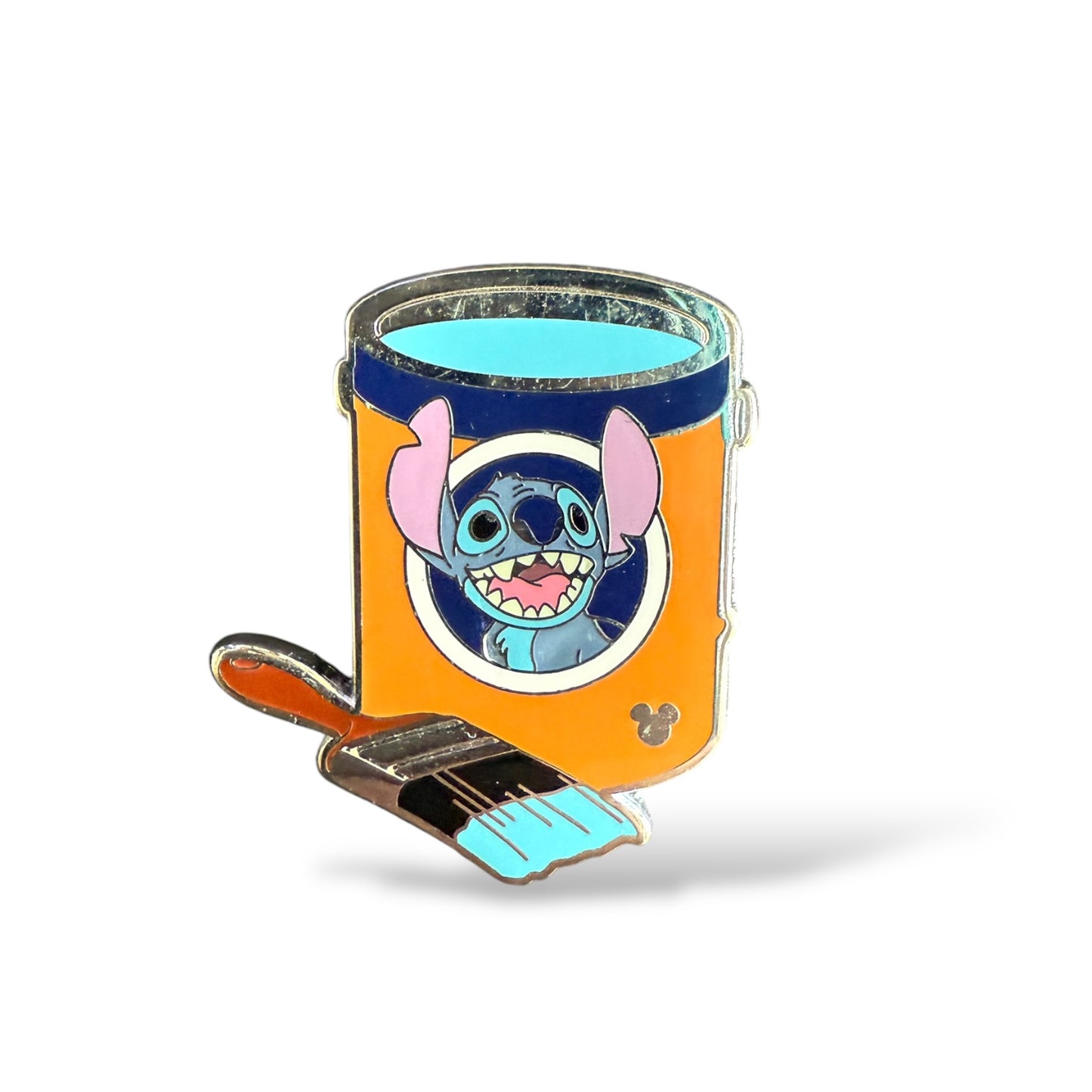 Cast Lanyard Paint Cans Stitch Hidden Mickey Pin