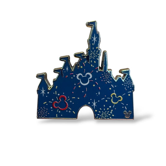 Cast Lanyard Sleeping Beauty Castles Fireworks Hidden Mickey Pin