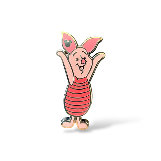 Cast Lanyard Pink Color Story Piglet Hidden Mickey Pin