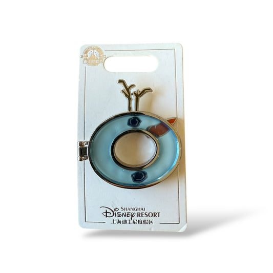 SDR Character Hinged Alphabet O For Olaf Pin