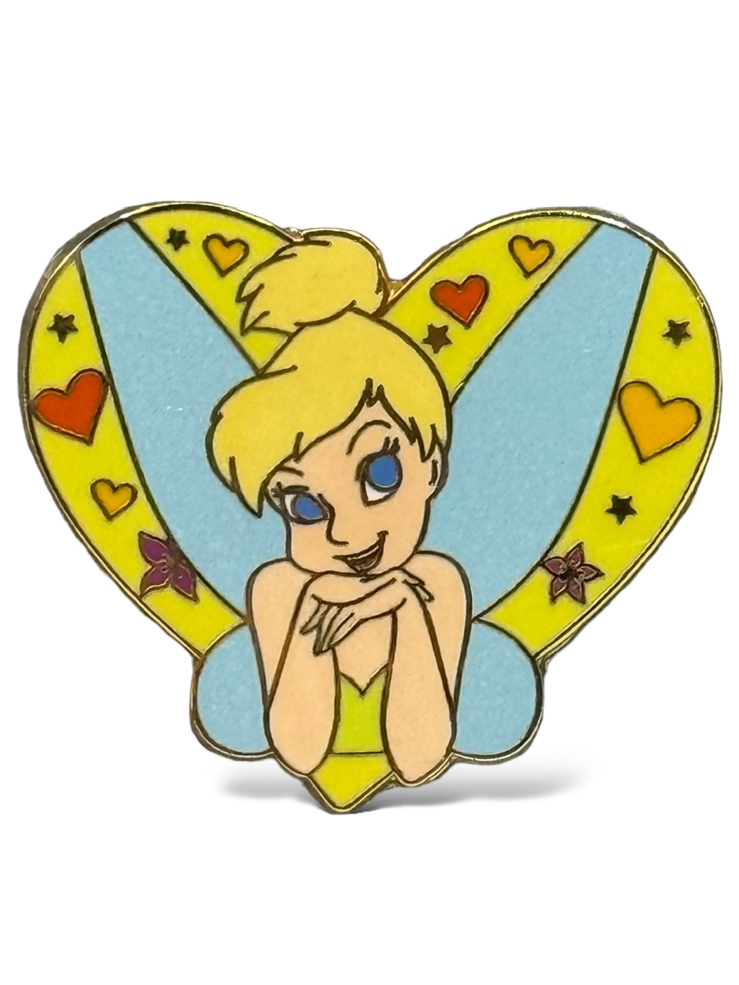 JDS Summer Girl Heart Tinker Bell Pin