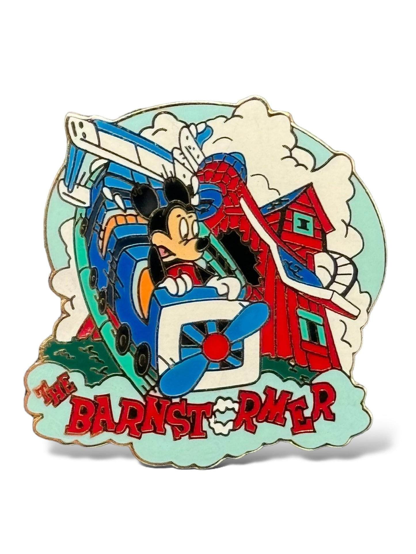 Disney Parks Countdown To Disney's Pin Celebration Mickey Barnstormer Pin