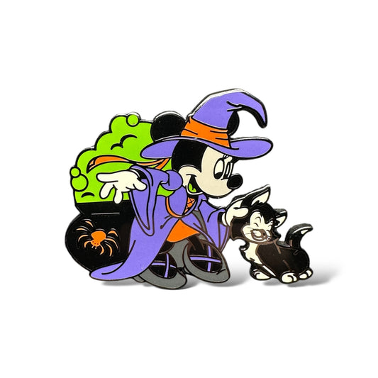 Disney Store Minnie Mouse and Figaro Halloween 2019 Pin