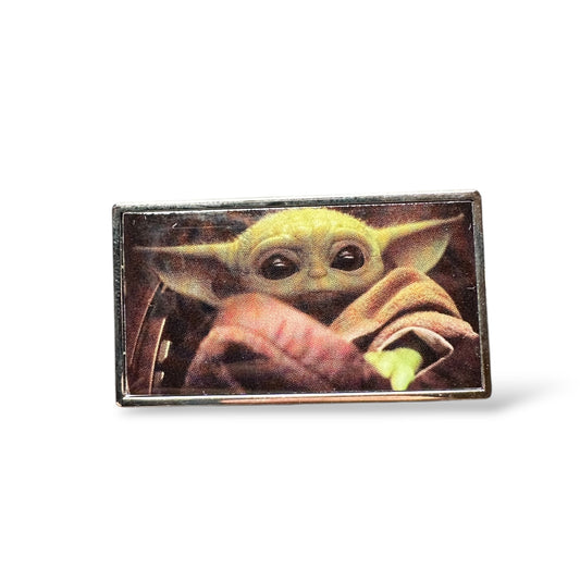 Disney Parks Star Wars Mandalorian Grogu Portrait Pin