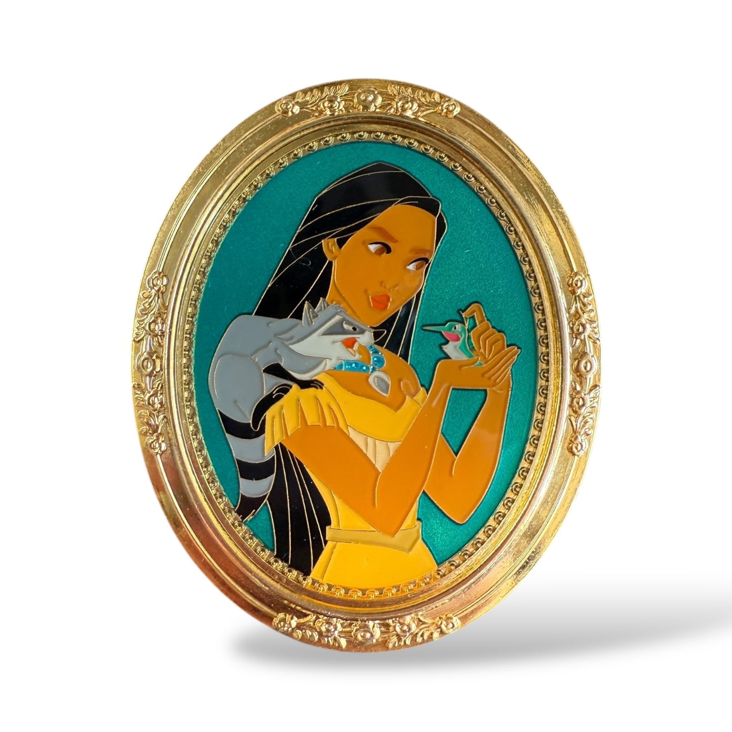 WDI Princess Gold Frame Pocahontas Pin