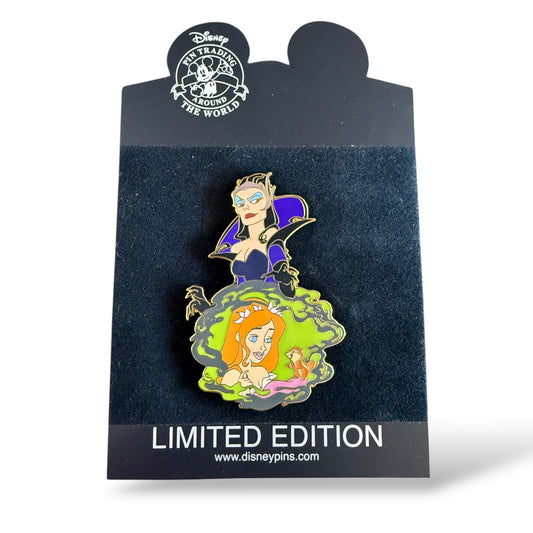 Disney Shopping Giselle, Pip and Queen Narissa Enchanted Jumbo Pin