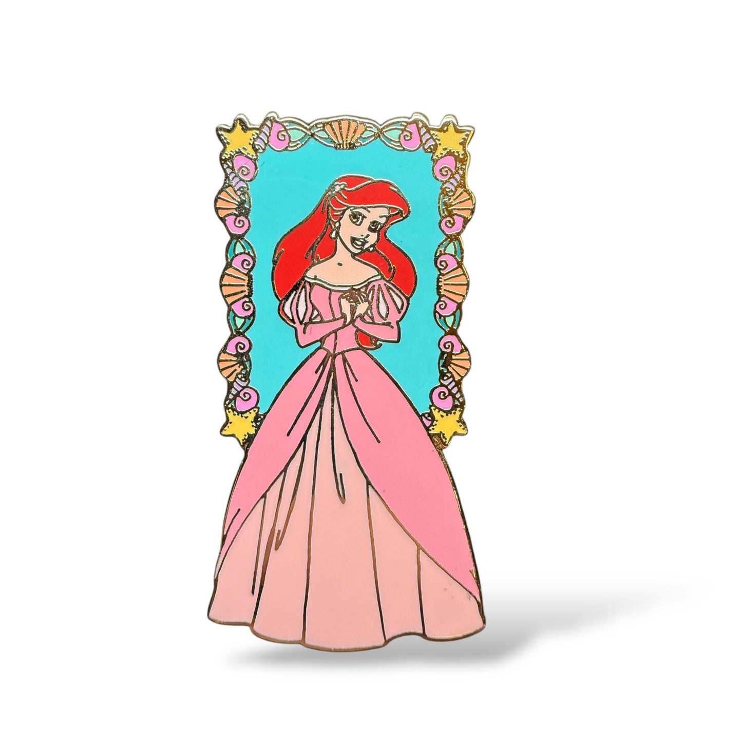 Disney Auctions Floral Frame Ariel Pin