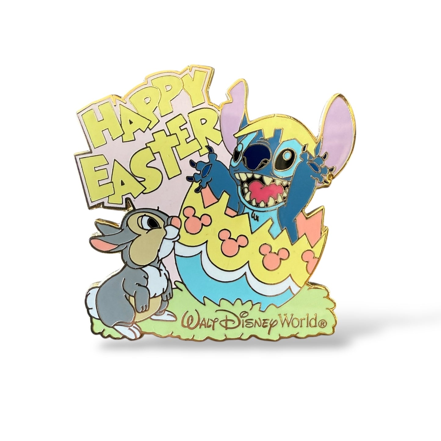 WDW Happy Easter 2004 Stitch & Thumper Pin