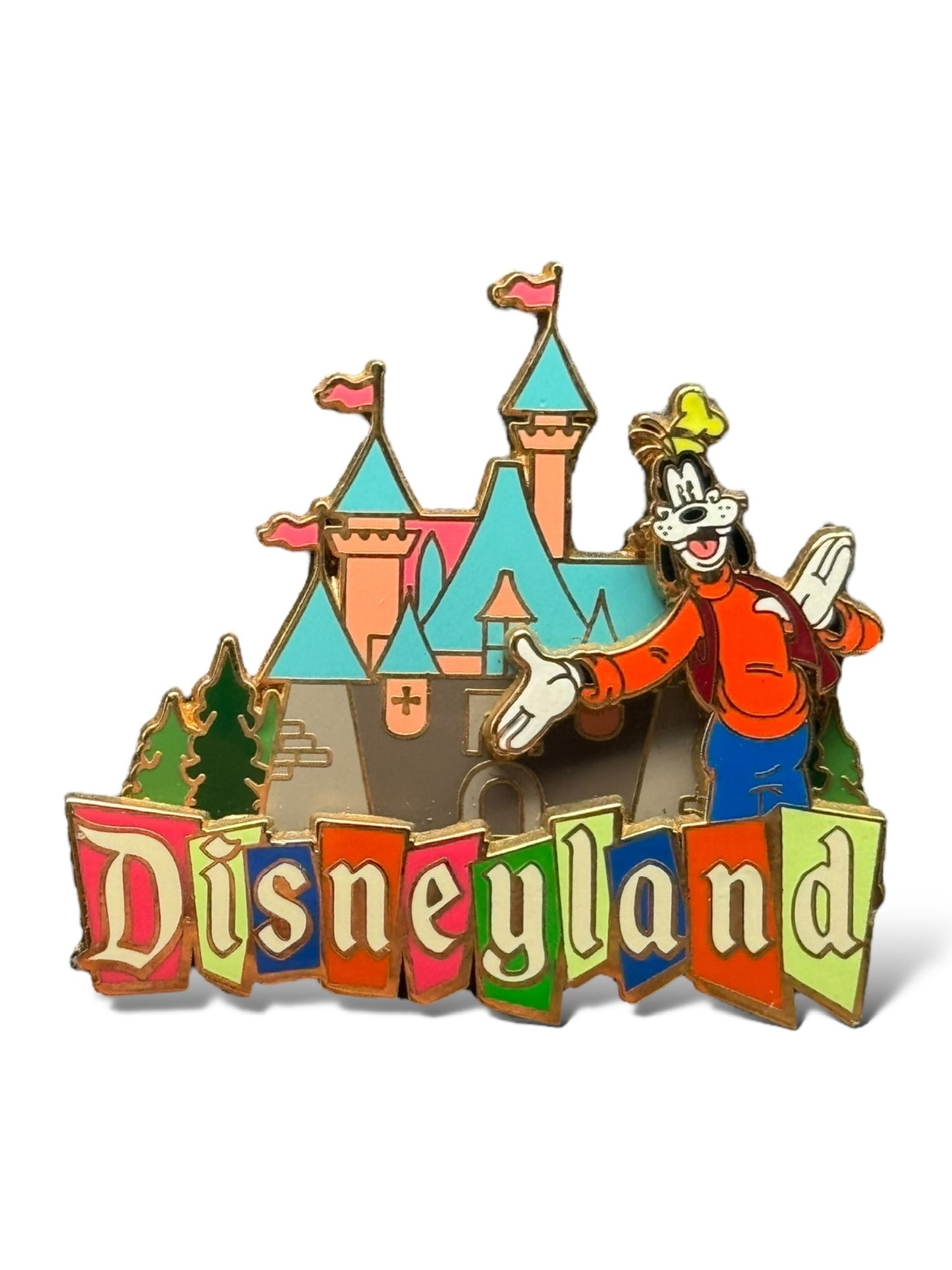 DLR Retro Disneyland Marquee Goofy Pin