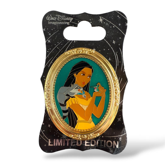 WDI Princess Gold Frame Pocahontas Pin