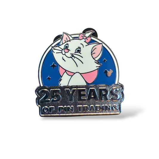 Cast Lanyard 25 Years of Pin Trading Marie Hidden Mickey Pin