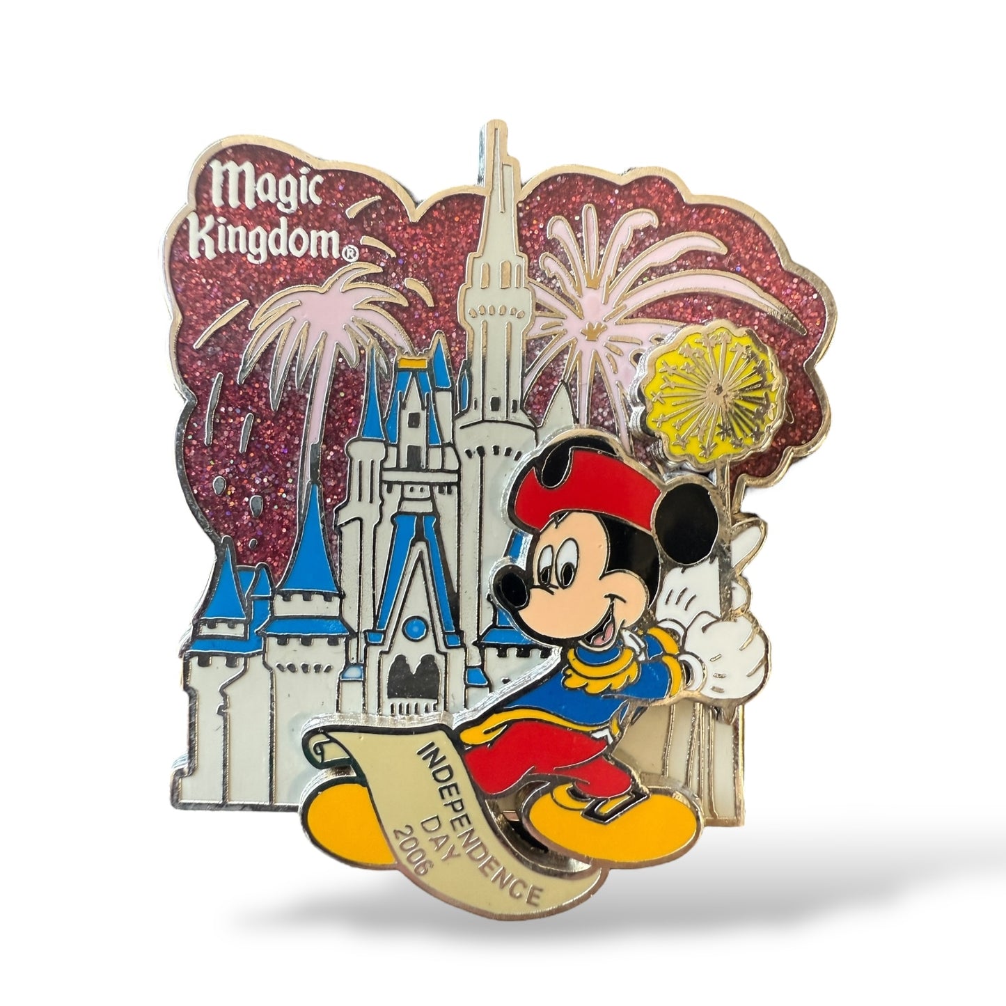 WDW Independence Day 2006 Magic Kingdom Mickey Pin