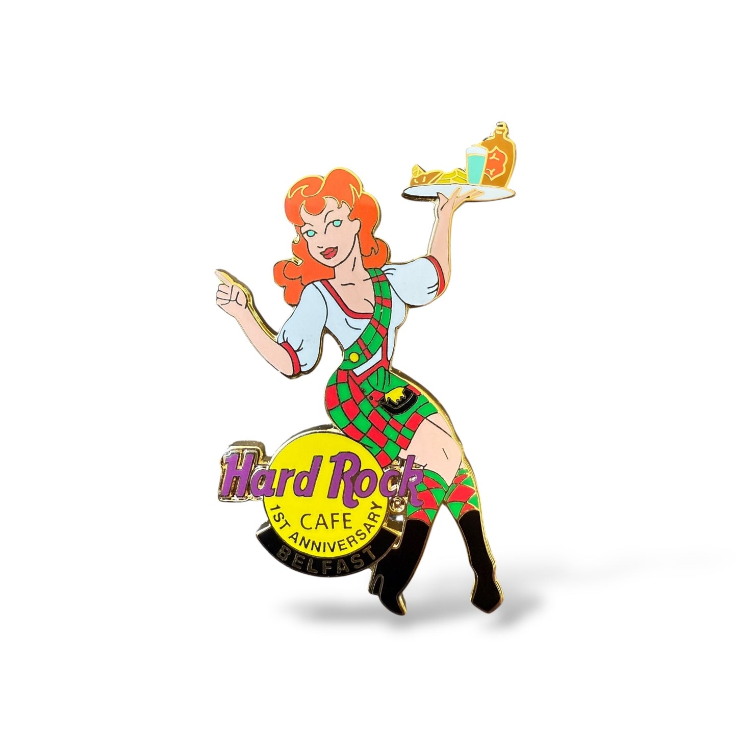 Belfast Hard Rock Cafe Waitress Pin