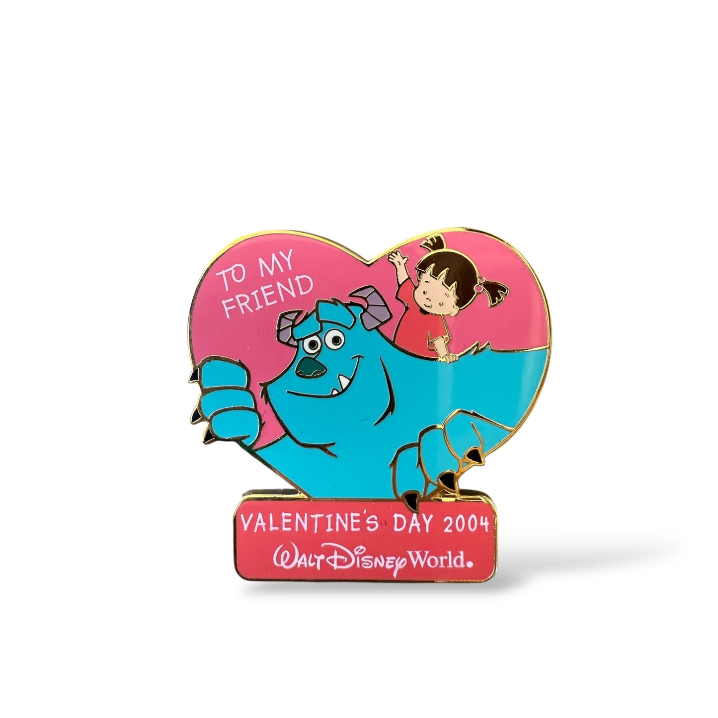 WDW Valentine's Day 2004 Sulley and Boo Pin