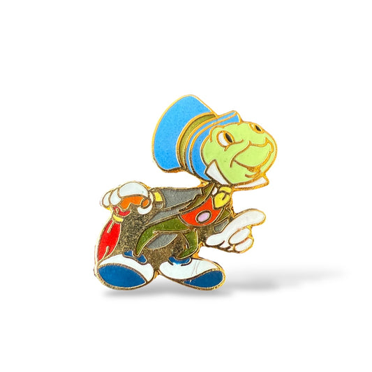 Disney Parks Jiminy Cricket Pointing and Looking Up Pin