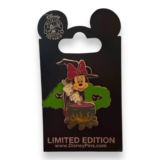 Disney Parks Ghoulish Graveyard Collection Minnie Mouse as Witch Pin