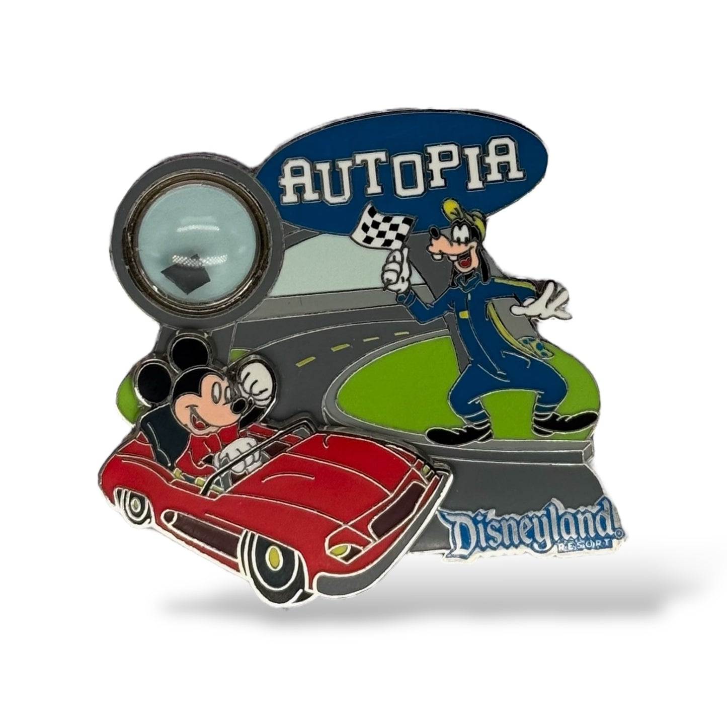 DLR Piece of Disney History Goofy Autopia Pin