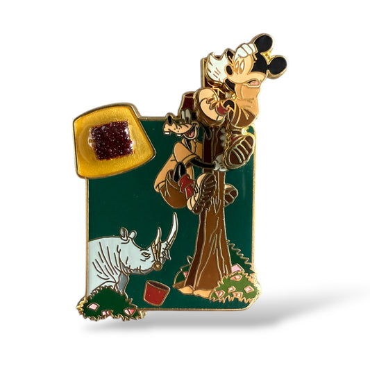 WDW Piece of Disney History Mickey and Goofy Jungle Cruise Pin
