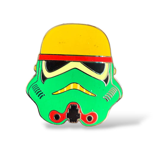 Disney Parks Star Wars Stormtrooper Helmets Mystery Green, Yellow, and Red Pin