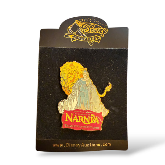 Disney Auctions Chronicles of Narnia Jumbo Aslan and White Witch Pin
