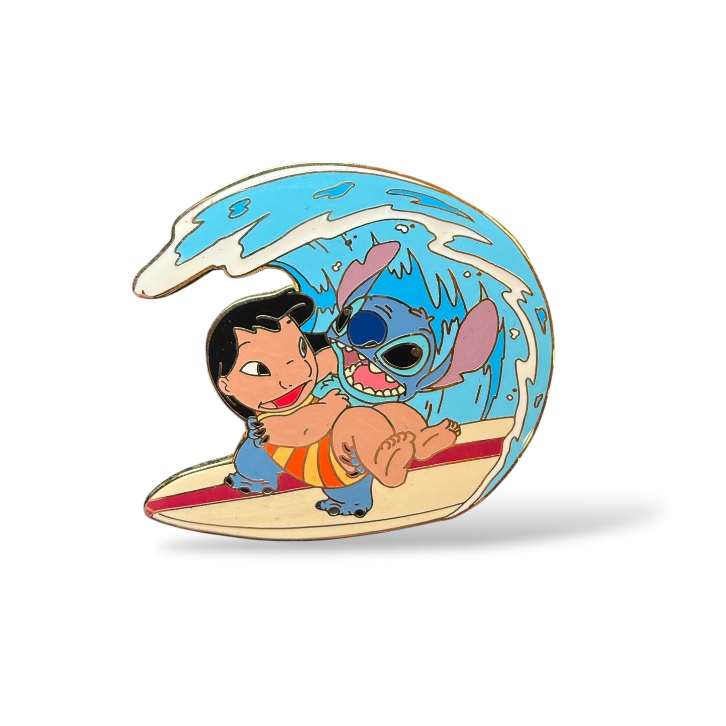 Disney Auctions Lilo and Stitch Surfing Pin