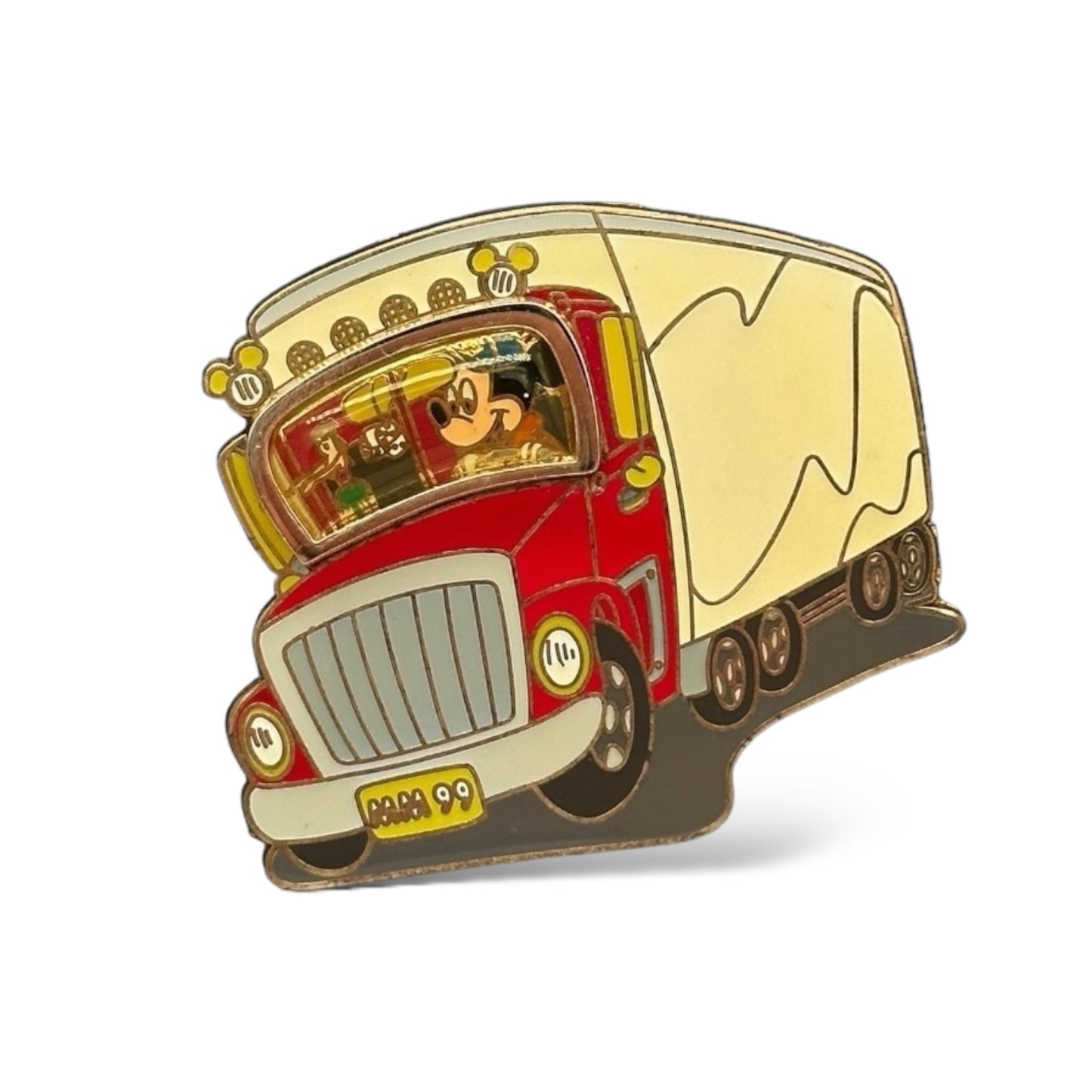 Disney Parks Tractor Trailer Mickey Mouse Pin