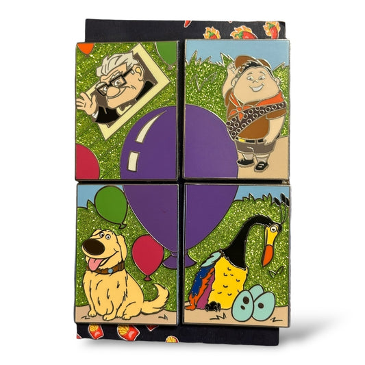 Disney Parks 2013 Pixar Mystery Up Purple Balloon 4 Pin Set